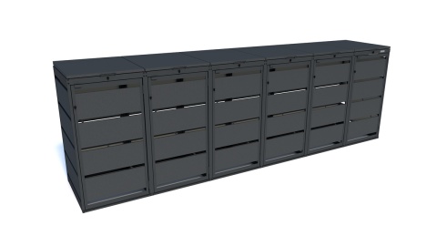 Zabudowa 120-6 Czarny 9005