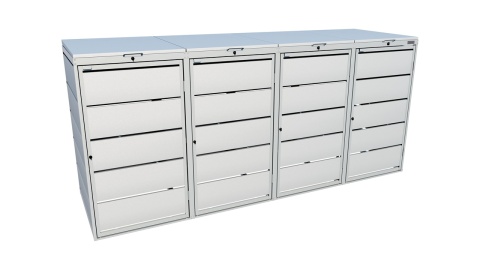 Zabudowa 240-4 Srebrny 9006