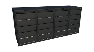 Zabudowa 240-4 Czarny 9005