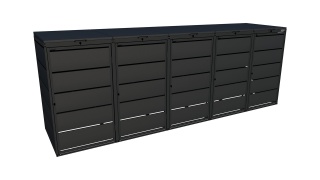 Zabudowa 240-5 Czarny 9005