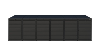 Zabudowa 240-6 Srebrny 9006