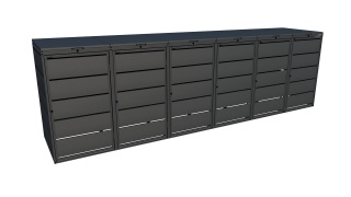 Zabudowa 240-6 Antracyt 7016