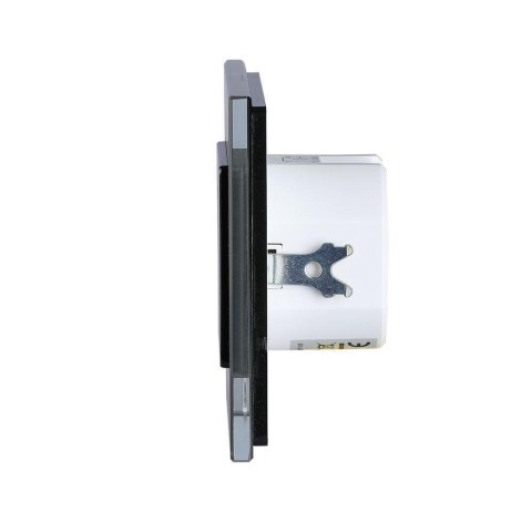 Czujnik ruchu mikrofalowy ścienny podtynkowy dopuszkowy czarny 1200W/300W V-TAC VT-8084 5 lat gwarancji