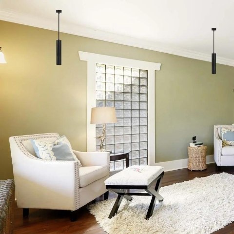 Oprawa zwieszana V-TAC GU10 GU10 czarny 55x300mm VT-976-300 3 lata gwarancji