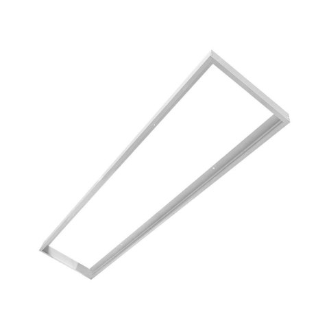 Ramka natynkowa do paneli LED składana klik klik 1200x300 biała V-TAC