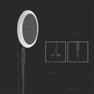 Słupek ogrodowy V-TAC solarny LED 3W 2w1 (opak. 2 szt) VT-943 3000K 260lm