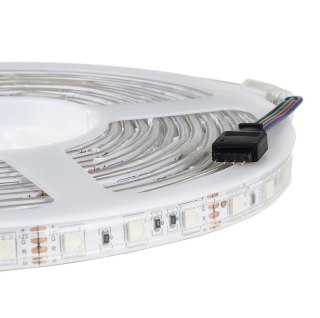 Taśma LED V-TAC 12V SMD5050 300LED IP65 rękaw 7W/m VT-5050 60-IP65 RGB