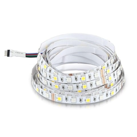 Taśma LED V-TAC 12V SMD5050 300LED RGBW IP20 8W/m VT-5050 60-IP20-8 6500K+RGB 357lm