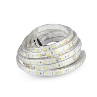 Taśma LED V-TAC SMD5050 300LED 24V IP65 rękaw 10W/m VT-5050 4000K 830lm