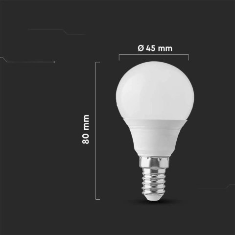 Żarówka LED V-TAC 3,7W E14 kulka P45 VT-1819 4000K 320lm