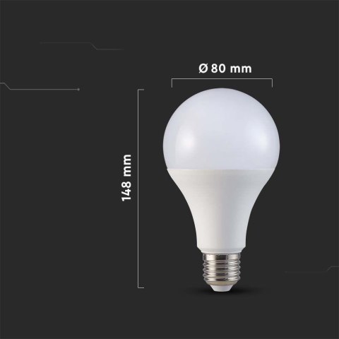 Żarówka LED V-TAC SAMSUNG CHIP 20W E27 A80 120Lm/W VT-233 4000K 2452lm 5 lat gwarancji