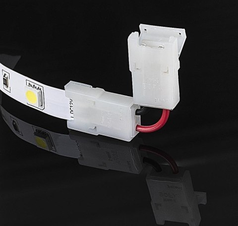 Konektor złączka taśm LED V-TAC L kątowa 90st do taśm i pasków LED gęste i zwykłe 10mm