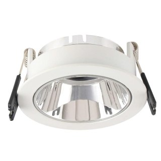 Oczko V-TAC GU10 wpuszczane białe/chrom okrągłe VT-872-WC 3 lata gwarancji