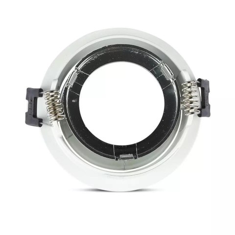 Oczko V-TAC GU10 wpuszczane białe/chrom okrągłe VT-872-WC 3 lata gwarancji