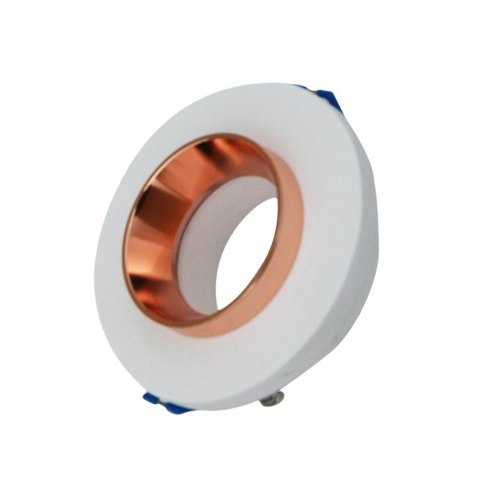 Oczko V-TAC gips beton GU10 okrągłe wpuszczane białe/różowe złoto VT-862-MRP 5 lat gwarancji