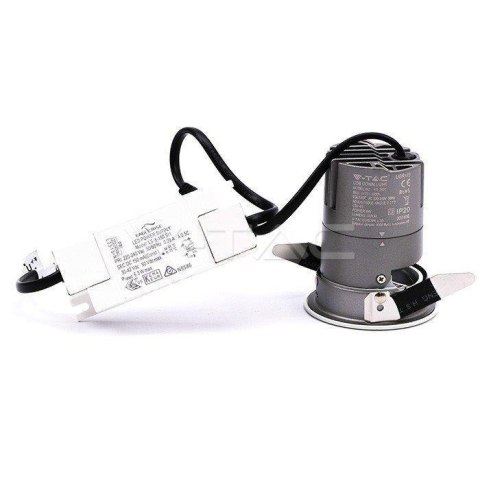 Oprawa LED downlight V-TAC 6W COB CREE CRI95+UGR19 24st VT-2907 3000K 400lm 5 lat gwarancji
