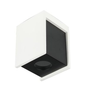 Oprawa V-TAC gips beton GU10 natynkowy kwadrat biały/czarny VT-860-GB 5 lat gwarancji
