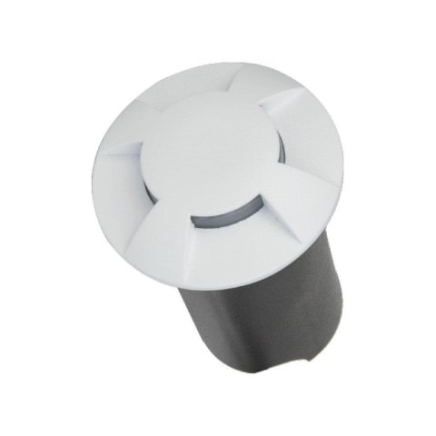 Oprawa gruntowa ogrodowa najazdowa 1W LED biała 4-stronna IP67 V-TAC VT-1171-W 6500K 10lm
