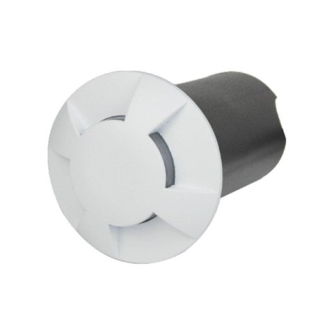 Oprawa gruntowa ogrodowa najazdowa 1W LED biała 4-stronna IP67 V-TAC VT-1171-W 6500K 10lm