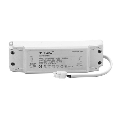 Panel LED V-TAC 29W 60x60 120Lm/W pmma VT-6129 4000K 3480lm