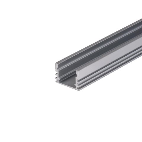 Profil do LED zestaw, ALU anodowany V-TAC 2mb klosz mleczny 17,4x12,1mm VT-8116