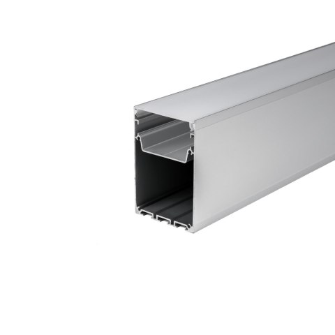 Profil do LED zestaw, ALU anodowany V-TAC 2mb klosz mleczny 50x75mm VT-8127
