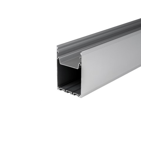 Profil do LED zestaw, ALU anodowany V-TAC 2mb klosz mleczny 50x75mm VT-8127