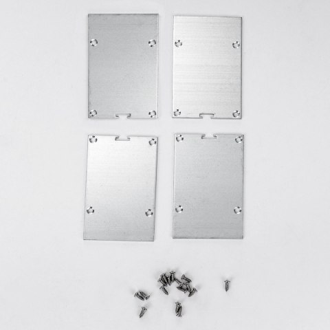 Profil do LED zestaw, ALU anodowany V-TAC 2mb klosz mleczny 50x75mm VT-8127