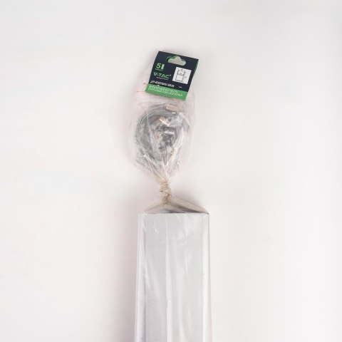 Profil do LED zestaw, ALU anodowany V-TAC 2mb klosz mleczny 50x75mm VT-8127