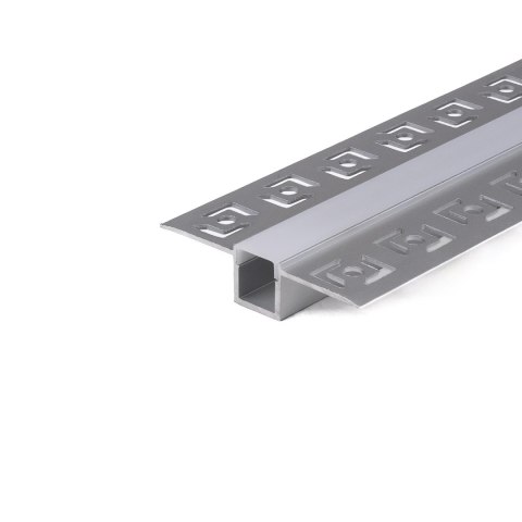 Profil do LED zestaw, ALU anodowany do gipsowania 95mm V-TAC 2mb klosz mleczny 12,5x10mm VT-8102