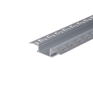 Profil do LED zestaw, ALU anodowany do gipsowania na dwie taśmy V-TAC 2mb klosz mleczny 28,5x14mm VT-8101