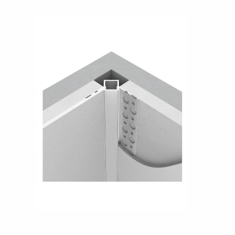Profil do LED zestaw, ALU anodowany do gipsowania narożny wewnętrzny V-TAC 2mb klosz mleczny 13,1x12,5mm VT-8104