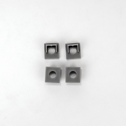 Profil do LED zestaw, ALU anodowany do gipsowania narożny wewnętrzny V-TAC 2mb klosz mleczny 13,1x12,5mm VT-8104