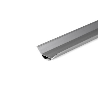 Profil do LED zestaw, ALU anodowany kątowy na dwie taśmy V-TAC 2mb klosz mleczny 30x30mm VT-8105