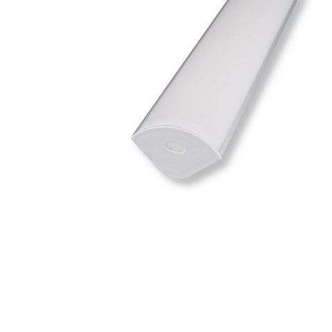 Profil do LED zestaw, ALU anodowany kątowy na dwie taśmy V-TAC 2mb klosz mleczny 30x30mm VT-8105