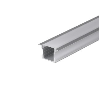 Profil do LED zestaw, ALU anodowany wpuszczany V-TAC 2mb klosz mleczny 23x15,5mm VT-8107