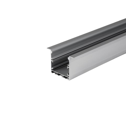 Profil do LED zestaw, ALU anodowany wpuszczany V-TAC 2mb klosz mleczny 50x35mm VT-8126