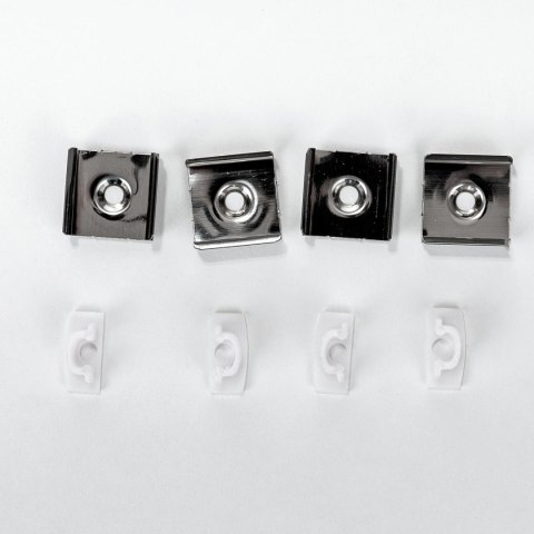 Profil do LED zestaw, ALU biały V-TAC 2mb klosz mleczny 17,4x7mm VT-8113-W 5 lat gwarancji