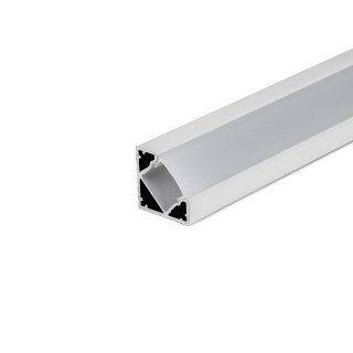 Profil do LED zestaw, ALU kątowy biały V-TAC 2mb klosz mleczny 19x19mm VT-8114W 5 lat gwarancji