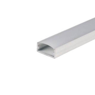 Profil do LED zestaw, ALU na dwie taśmy biały V-TAC 2mb klosz mleczny 23,5x10mm VT-8108-W 5 lat gwarancji