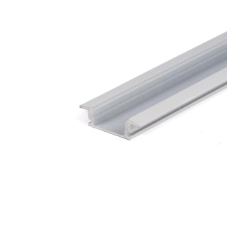 Profil do LED zestaw, ALU wpuszczany biały V-TAC 2mb klosz mleczny 24,7x7mm VT-8106-W 5 lat gwarancji