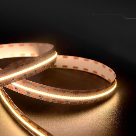 Taśma LED V-TAC SMD2110 3500LED 24V IP20 5mb CRI90+21W/m 150Lm/W VT-2110 700 3000K 2000lm