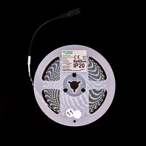 Taśma LED V-TAC SMD2835 128LED 24V IP20 szerokość 4mm VT-2835 128 4000K 1200lm