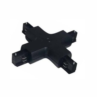 Łącznik szynoprzewodu X krzyżowy szynoprzewód 3F 3 fazowy czarny V-TAC