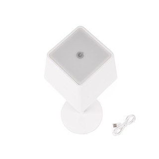 Lampka stołowa nocna V-TAC 2W LED 36cm ładowanie ściemnianie IP54 biała VT-7563 3000K 200lm