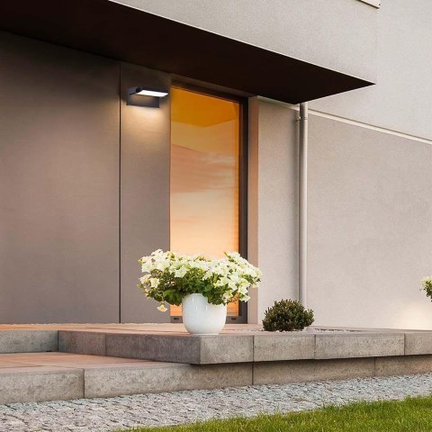 Naświetlacz elewacyjny V-TAC 17W LED czarna IP65 VT-11020 3000K 2520lm