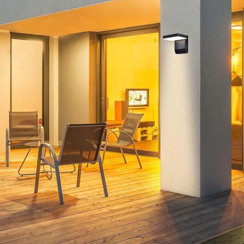 Naświetlacz elewacyjny V-TAC 17W LED czarna IP65 VT-11020 3000K 2580lm