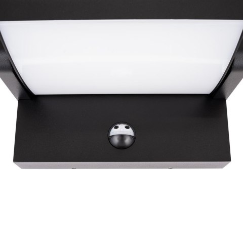 Naświetlacz elewacyjny V-TAC 17W LED czujnik ruchu czarna IP65 VT-11020S 3000K 2520lm