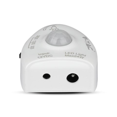 Nocne oświetlenie LED V-TAC czujnik ruchu pojedyncze łóżko VT-8067 4000K 260lm 3 lata gwarancji