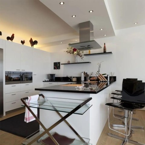 Oczko V-TAC GU10 okrągłe stałe chrom (opak. 2 szt) VT-778-CH